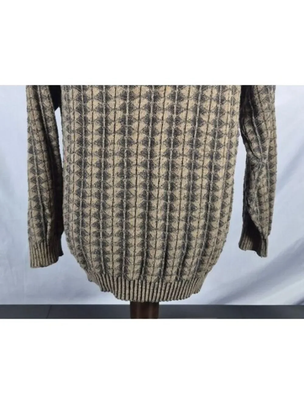 Geoffrey Beene Vintage Made in Italy Textured Cotton Sweater Men’s L